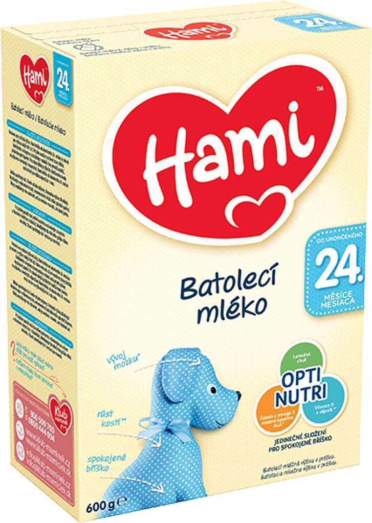 3x HAMI 4 Mléko batolecí 600 g