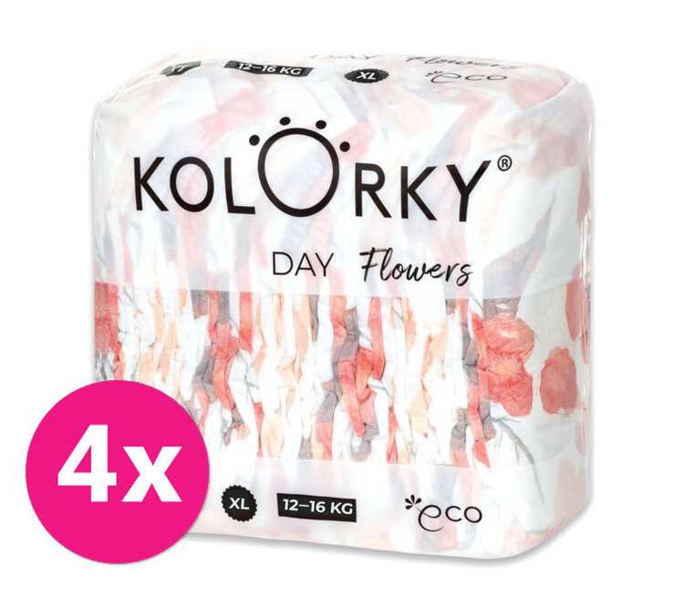 4x KOLORKY DAY Pleny jednorázové eko