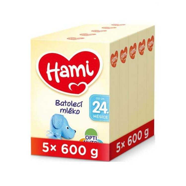 5x HAMI 4 Mléko batolecí 600 g