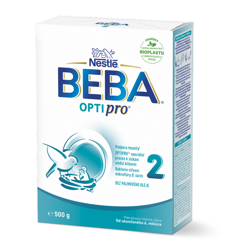 6x BEBA OPTIPRO® 2 Mléko pokračovací kojenecké