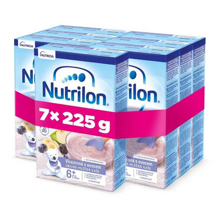 7x NUTRILON Pronutra® Vícezrnná kaše s ovocem 225 g