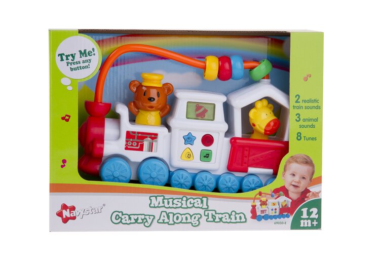 ALLTOYS NAVYSTAR Hudební lokomotiva