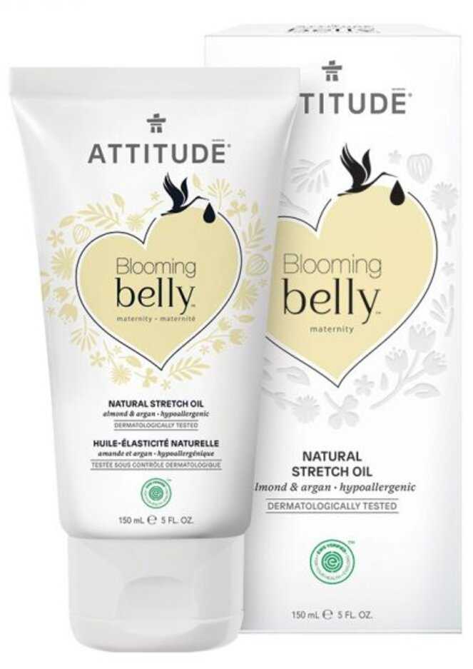 ATTITUDE Přírodní olej Blooming Belly pro těhotné a po porodu - argan a mandle 150 ml