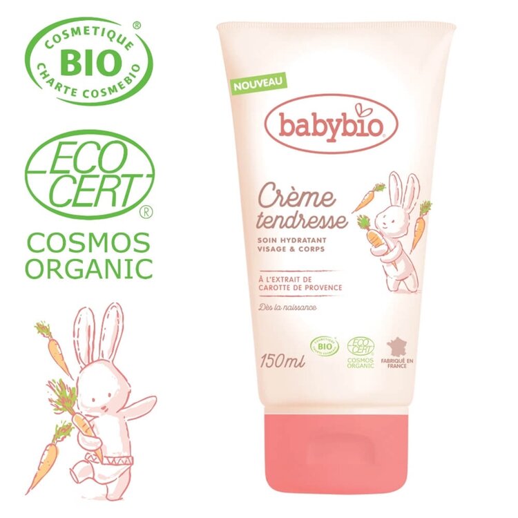 BABYBIO Hydratační BIO krém pro miminka od narození 150 ml