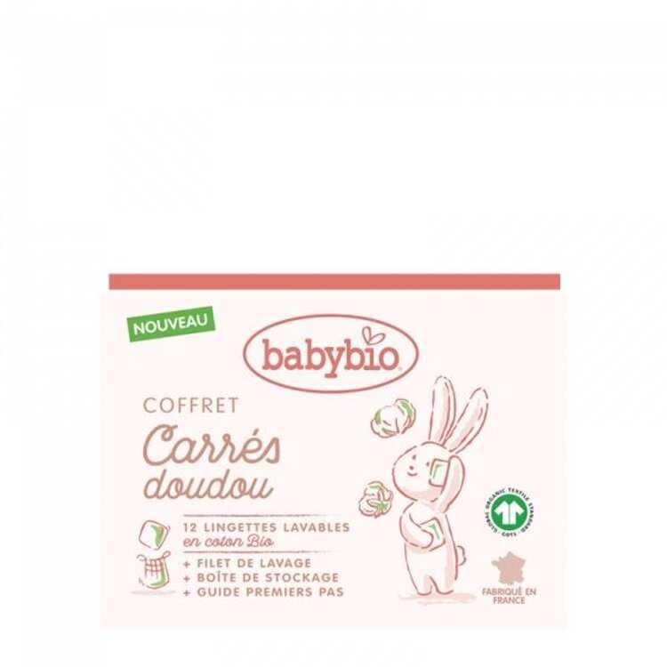 BABYBIO Sada hygienické žínky z BIO bavlny (12 ks)
