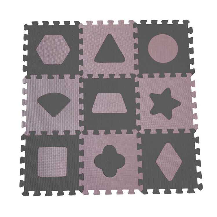 BABYDAN Pěnová hrací podložka puzzle Geometrické tvary