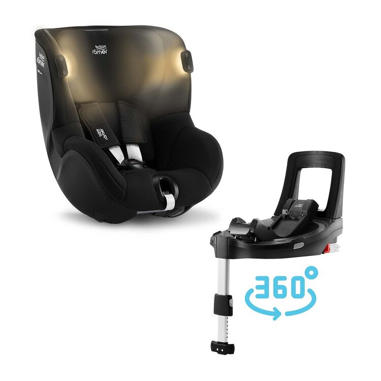 BRITAX RÖMER Dualfix iSense Bundle Flex iSense 2022 space black