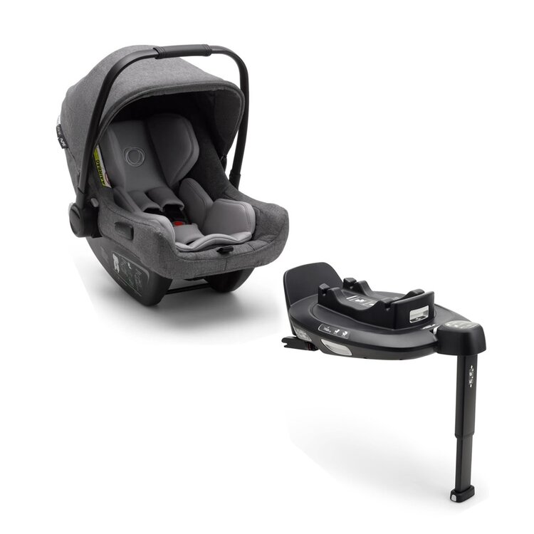 BUGABOO Autosedačka Turtle Air by Nuna Grey 2022 + Báze 360 by Nuna