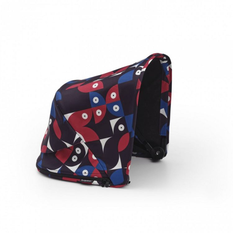 BUGABOO Fox 3 sluneční stříška Animal Explorer Red/Blue