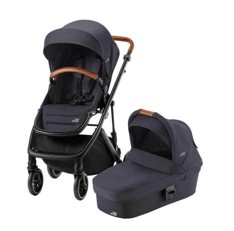 Britax Set Strider M + korba 2022 Black Shadow