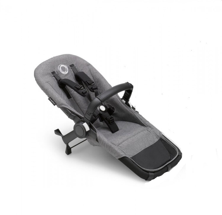 Bugaboo Donkey⁵ duo nástavec komplet Black/Grey Melange