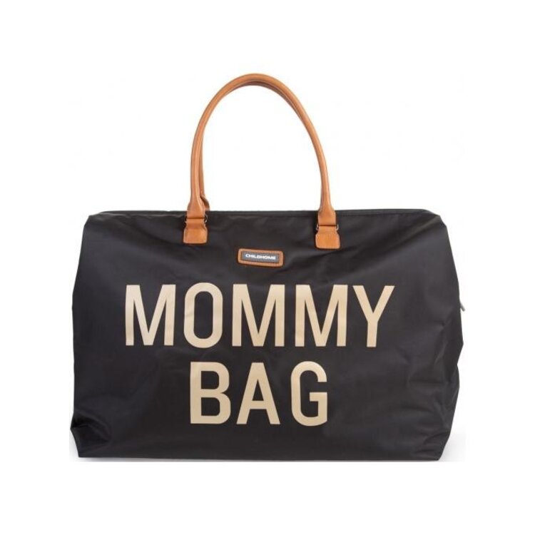 Childhome Mommy Bag Big černá zlatá