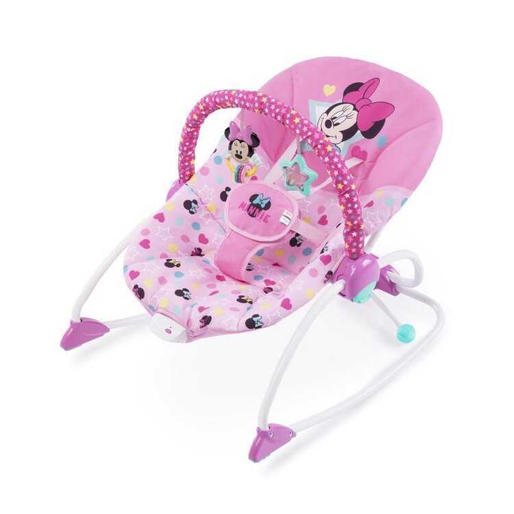 DISNEY BABY Houpátko vibrující Minnie Mouse Stars&Smiles Baby 0 m+