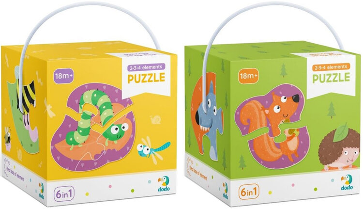 DODO Puzzle 2-3-4 dílků