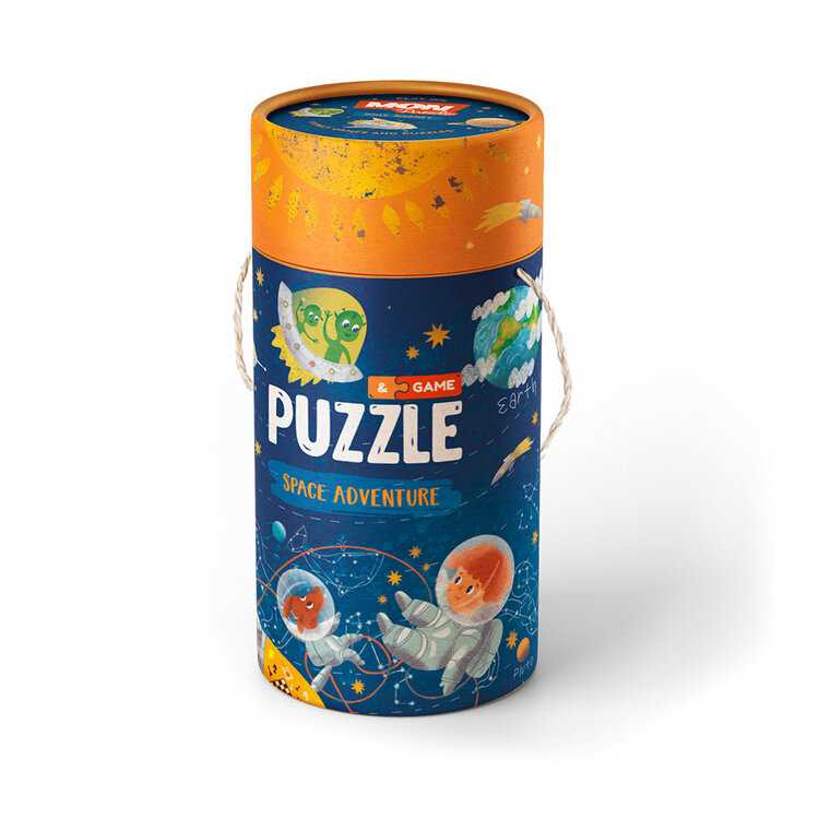 DODO Tubus didaktický puzzle a aktivity Výlet do vesmíru