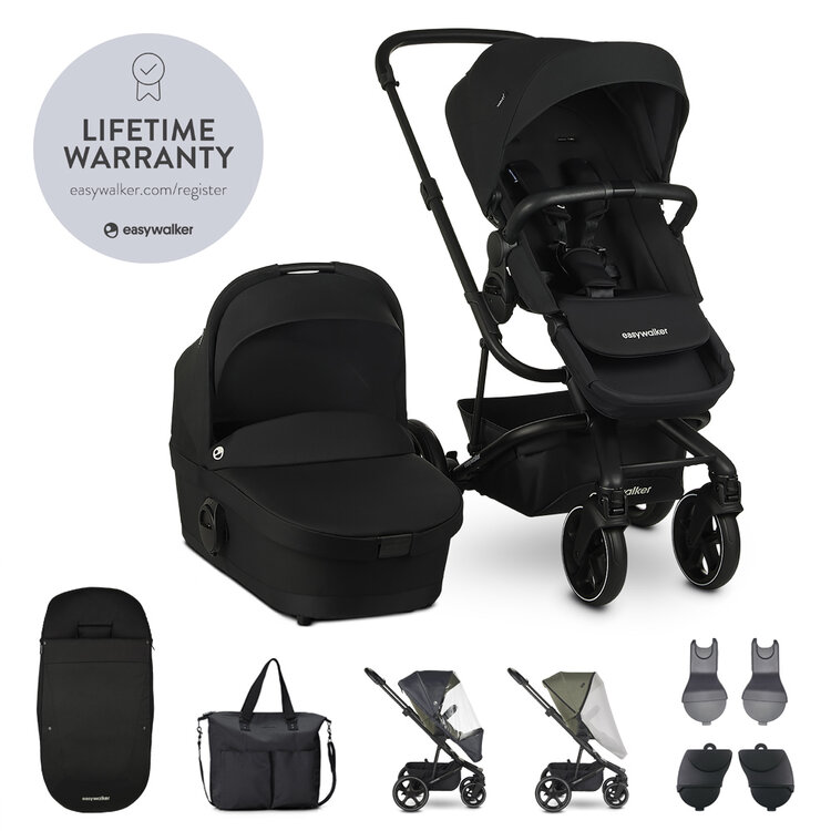 EASYWALKER Set kombinovaný Harvey3 Shadow Black s příslušenstvím 2021