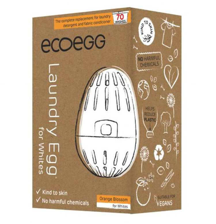 ECOEGG Vajíčko prací na bílé prádlo na 70 praní vůne pomaranče