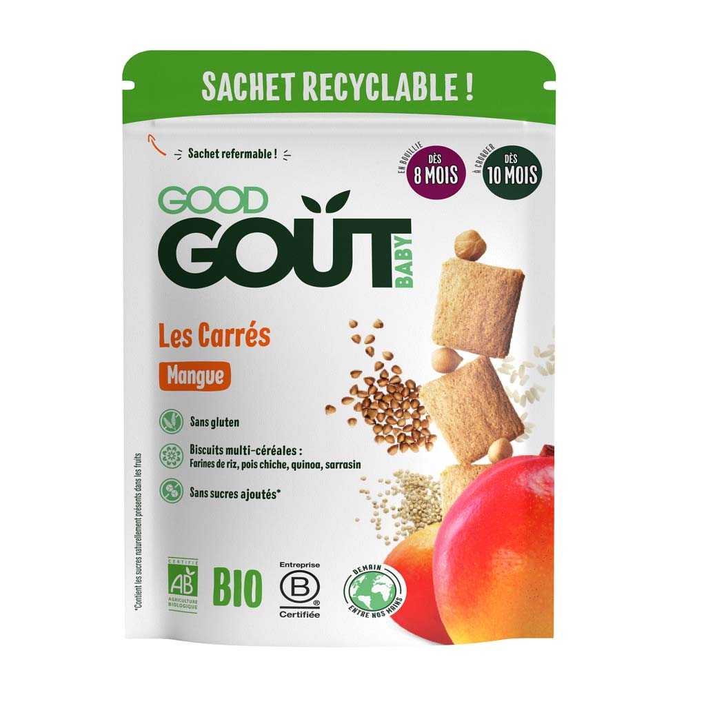 GOOD GOUT BIO Mangové polštářky 3x50 g