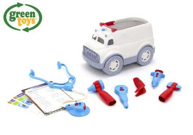 GREEN TOYS Ambulance s lékařskými nástroji