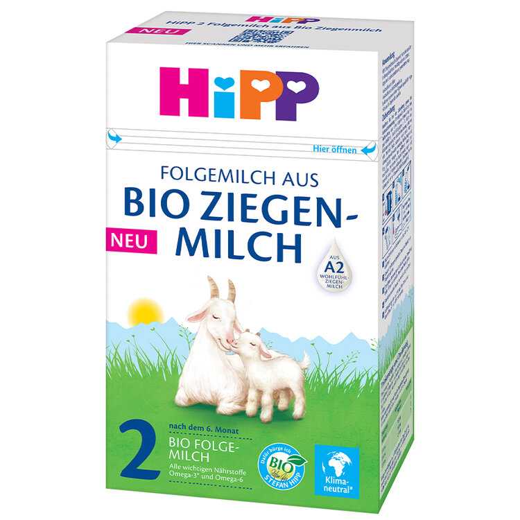 HiPP 2 BIO Kozí mléko od ukončeného 6. měsíce 400 g
