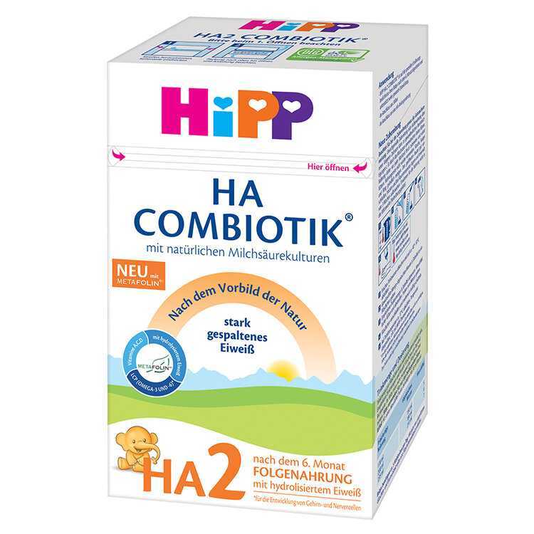 HiPP Výživa pokračovací kojenecká HA 2 Combiotik® od uk. 6. měsíce