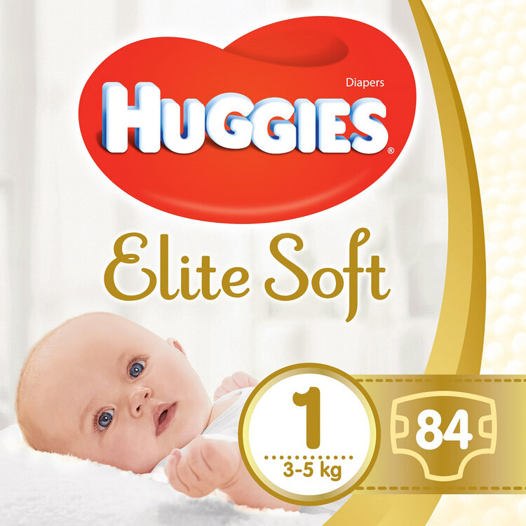 Huggies Elite Soft- 1 84 ks