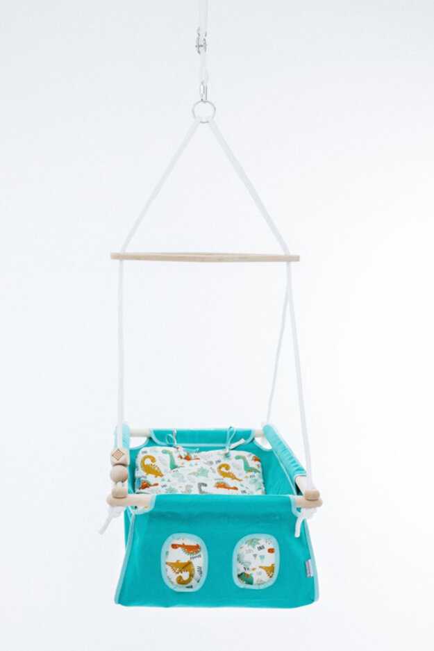 INCABABY Houpačka dětská Babyswing 0m + Dragon Babies FW