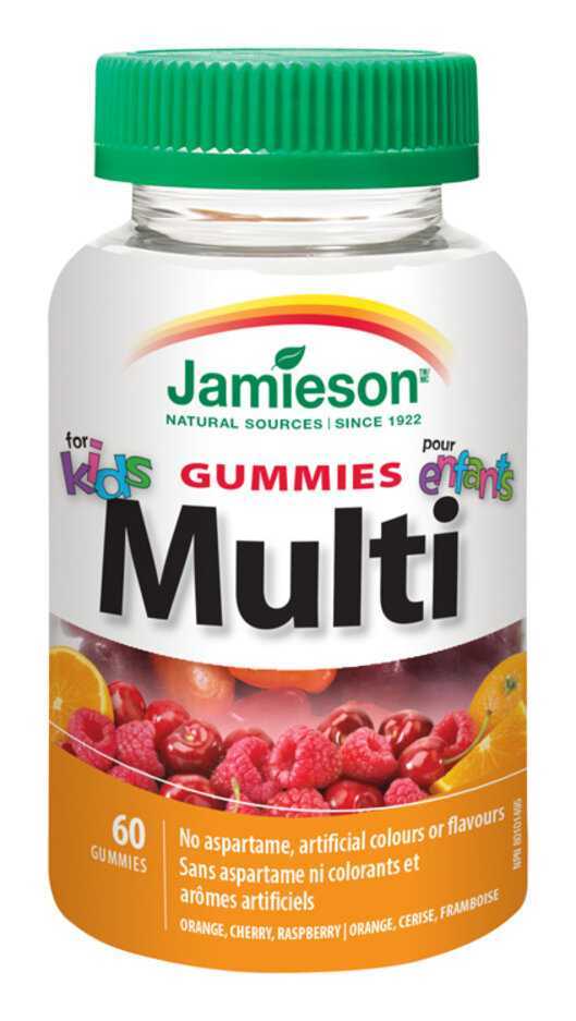 JAMIESON Multi KIDS Gummies želatinové pastilky 60 tbl.