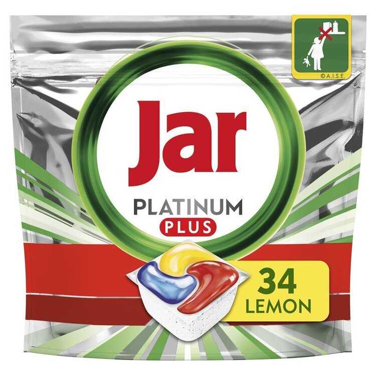 Jar kapsle na nádobí Platinum Plus Yellow 34 ks