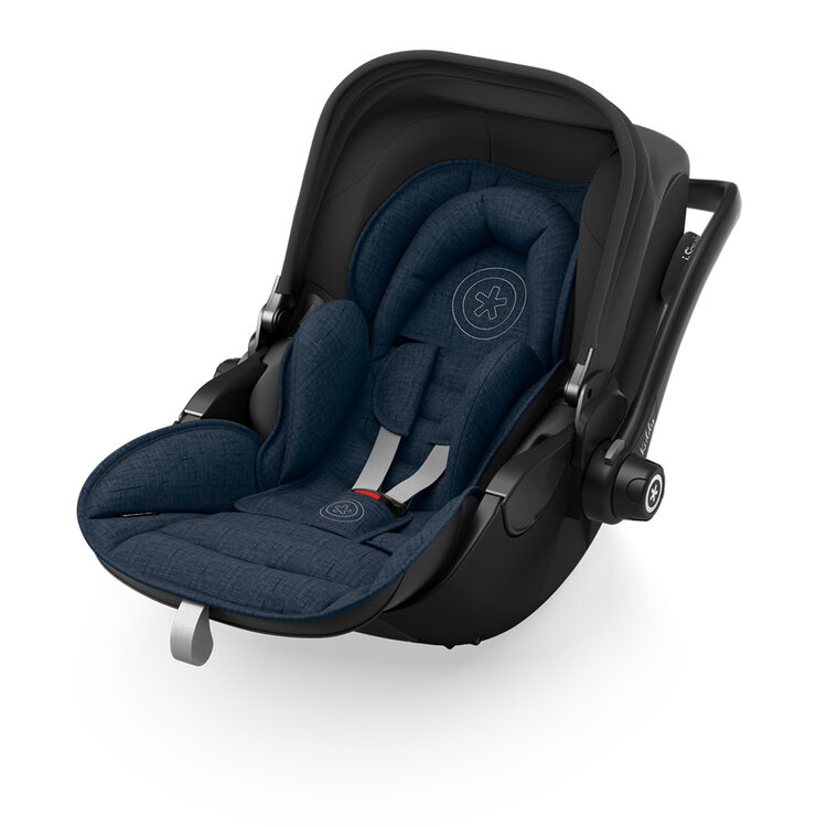 KIDDY Autosedačka Evoluna i-size 2 + Isofix základna 40-83 cm Indigo blue melange icy grey