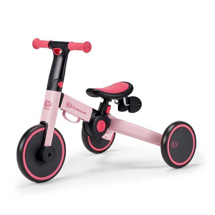 /Kinderkraft 4TRIKE 3v1 Candy Pink