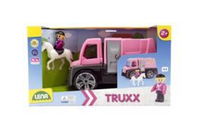 LENA Auto Truxx přeprava koní s figurkami 26 cm