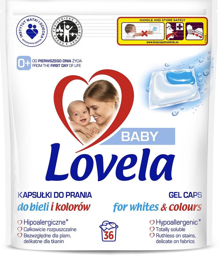 LOVELA Baby kapsle gelové na praní 36 ks