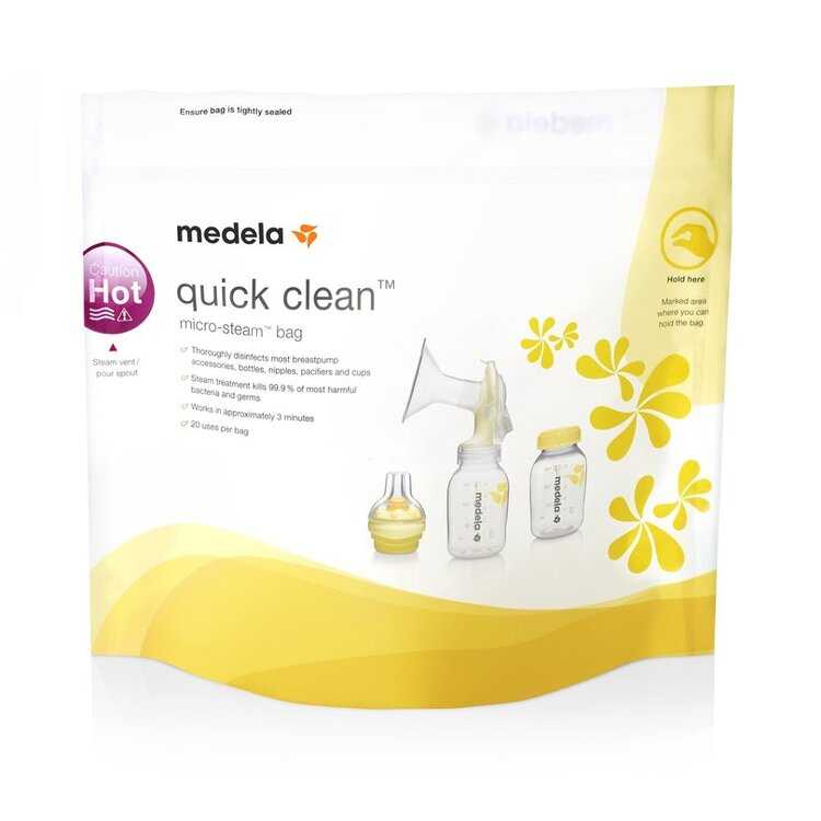 MEDELA Quick Clean - Sáčky pro čištění v mikrovlnné troubě 20 ks