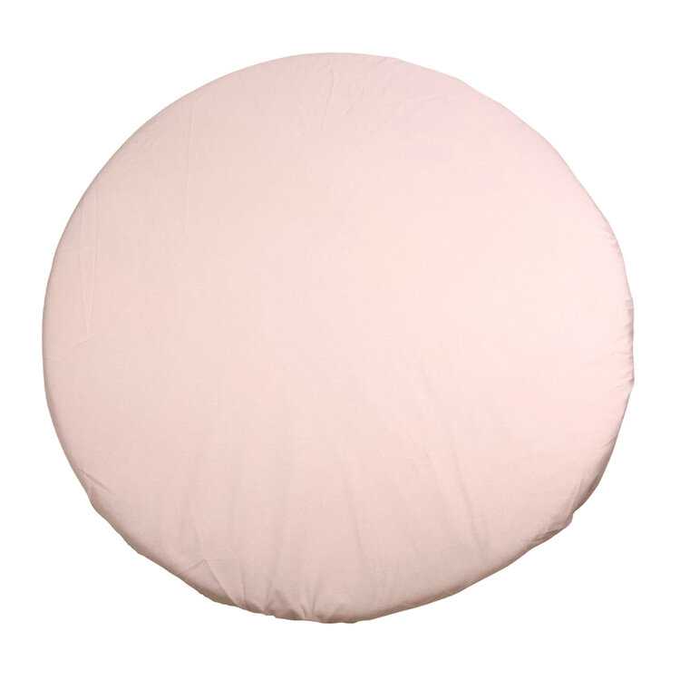 MIMIKO Prostěradlo na kulatou matraci Růžové