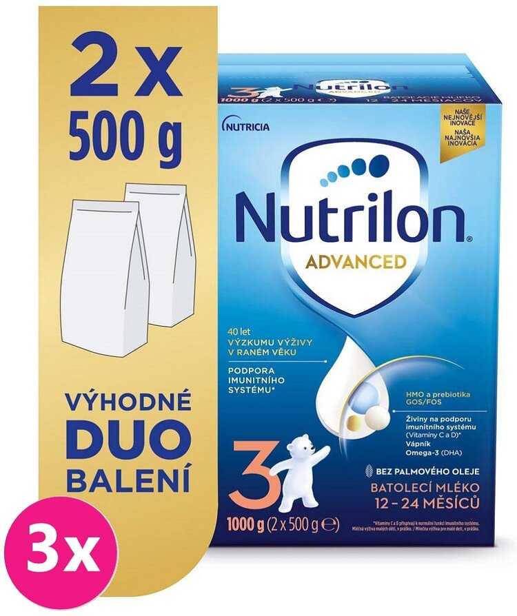 NUTRILON 3 Advanced 3 x 1 kg