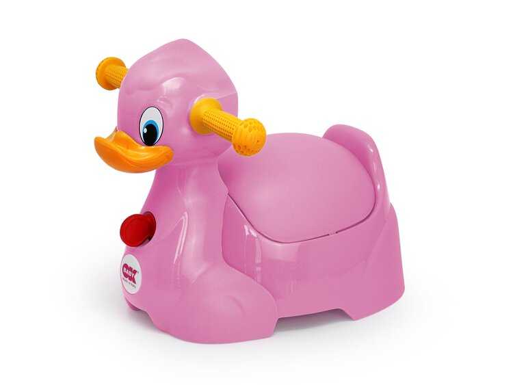 OK BABY Nočník Quack růžová 66
