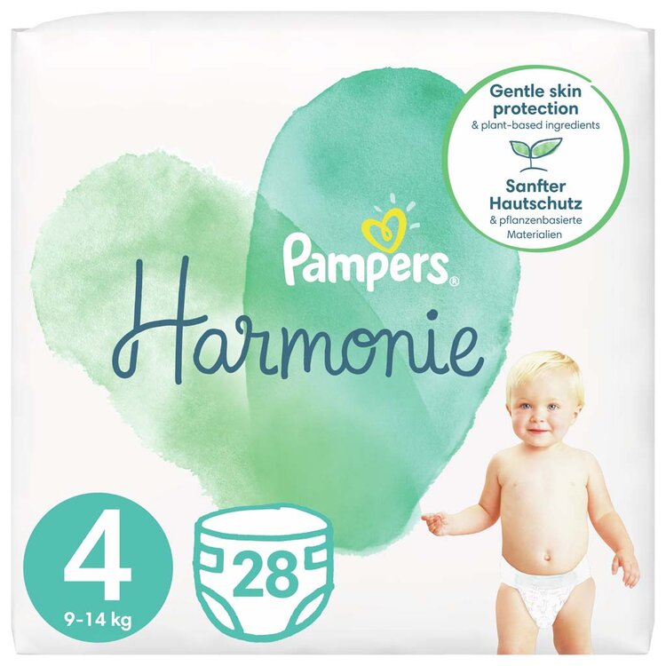 PAMPERS Harmonie 4 9-14 kg 28 ks