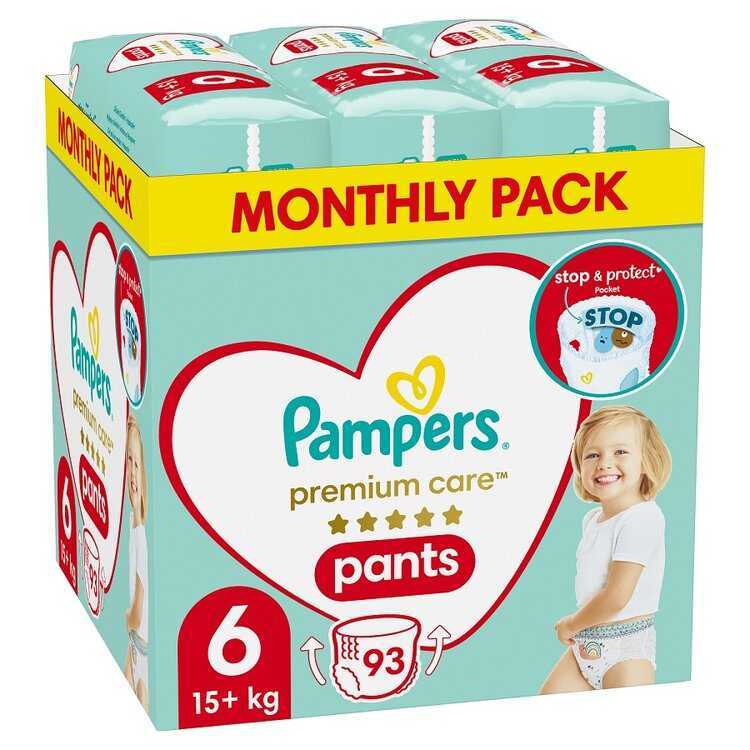 PAMPERS Premium Care 6 15+ kg 93 ks