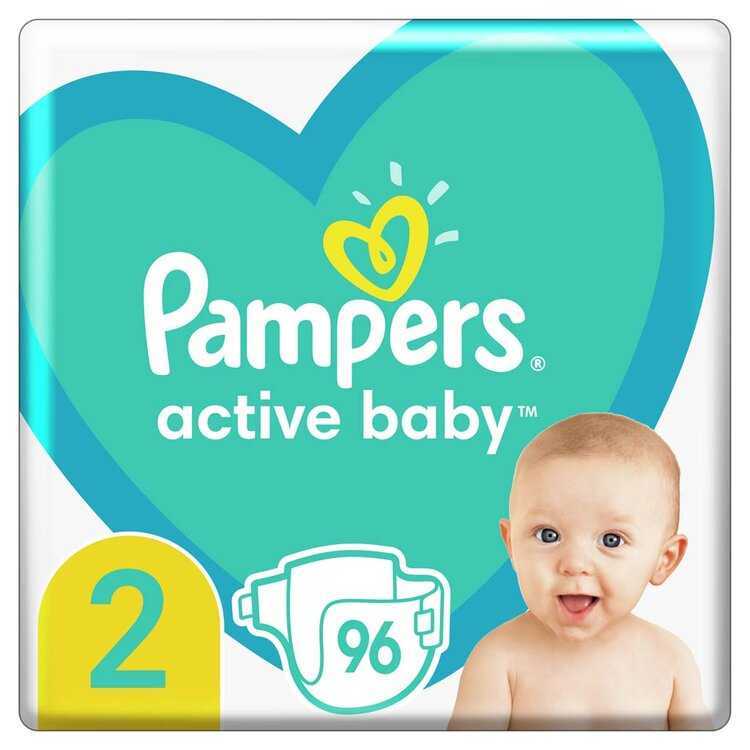 Pampers Active Baby 2 4 - 8 kg 96 ks