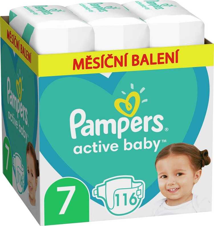 Pampers Baby Dry S6 15+ kg 116 ks
