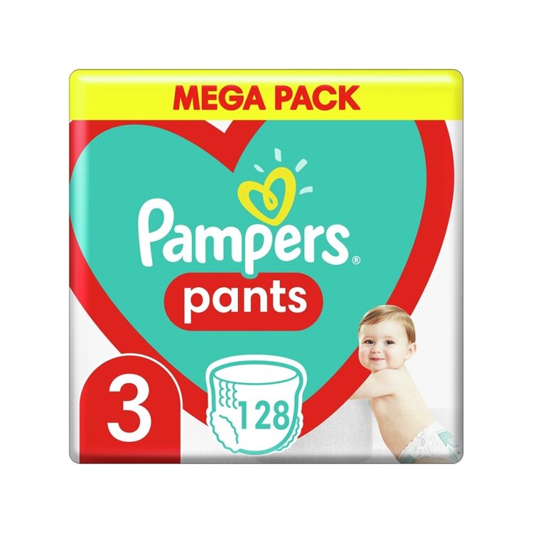 Pampers Pants 3 6 -11 kg 128 ks