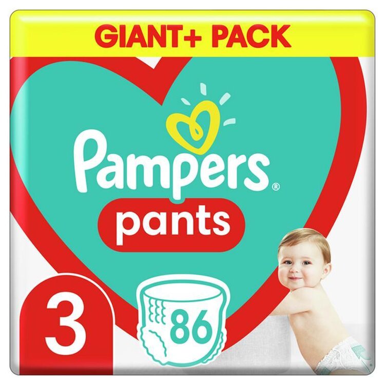 Pampers Pants 3 6 -11 kg 86 ks