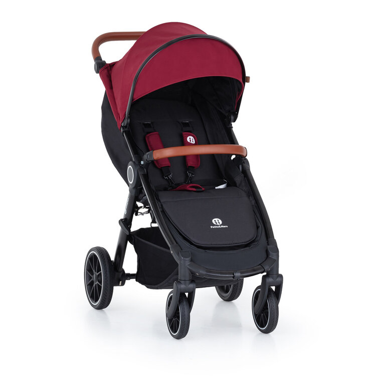 Petite&Mars Sport Street+ RWS Oak 2022 Deep Ruby Complete