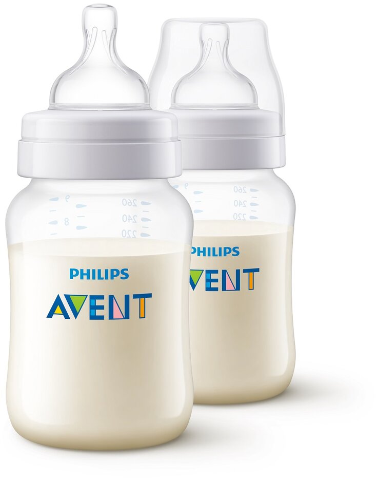 Philips Avent Láhev Anticolic 2 ks bílá 260 ml