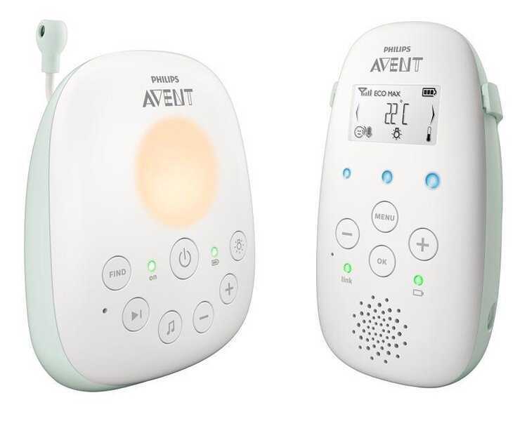 Philips Avent SCD711 Baby monitor Bílá