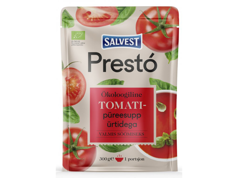 SALVEST Prestó BIO Rajská polévka s bylinkami 6 x 300 g