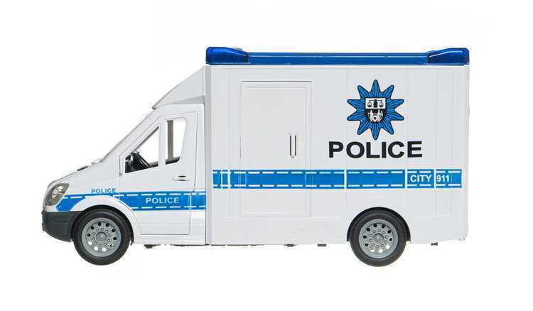 TEDDIES Auto policie 28 cm