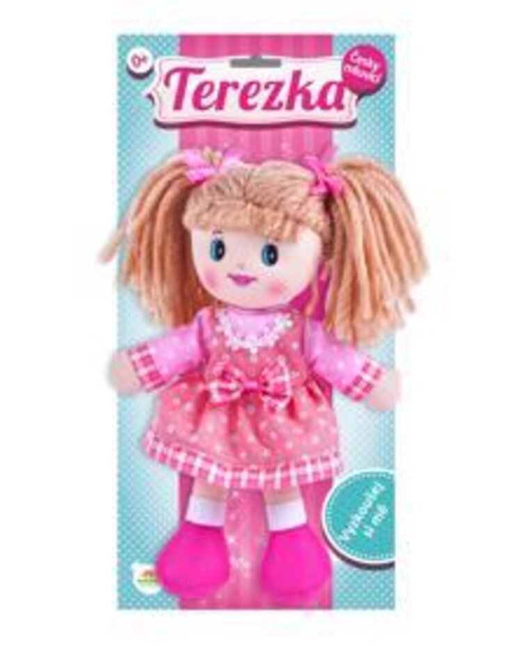 TEDDIES Panenka Terezka hadrová plyš 30 cm česky mluvící