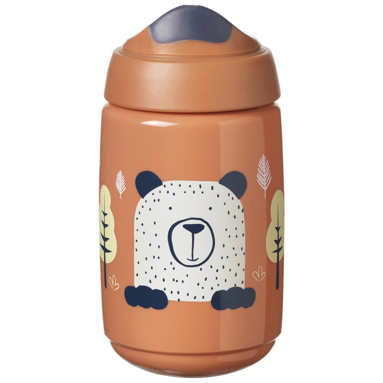 TOMMEE TIPPEE Hrnek netekoucí Superstar 390ml 12m+ červený